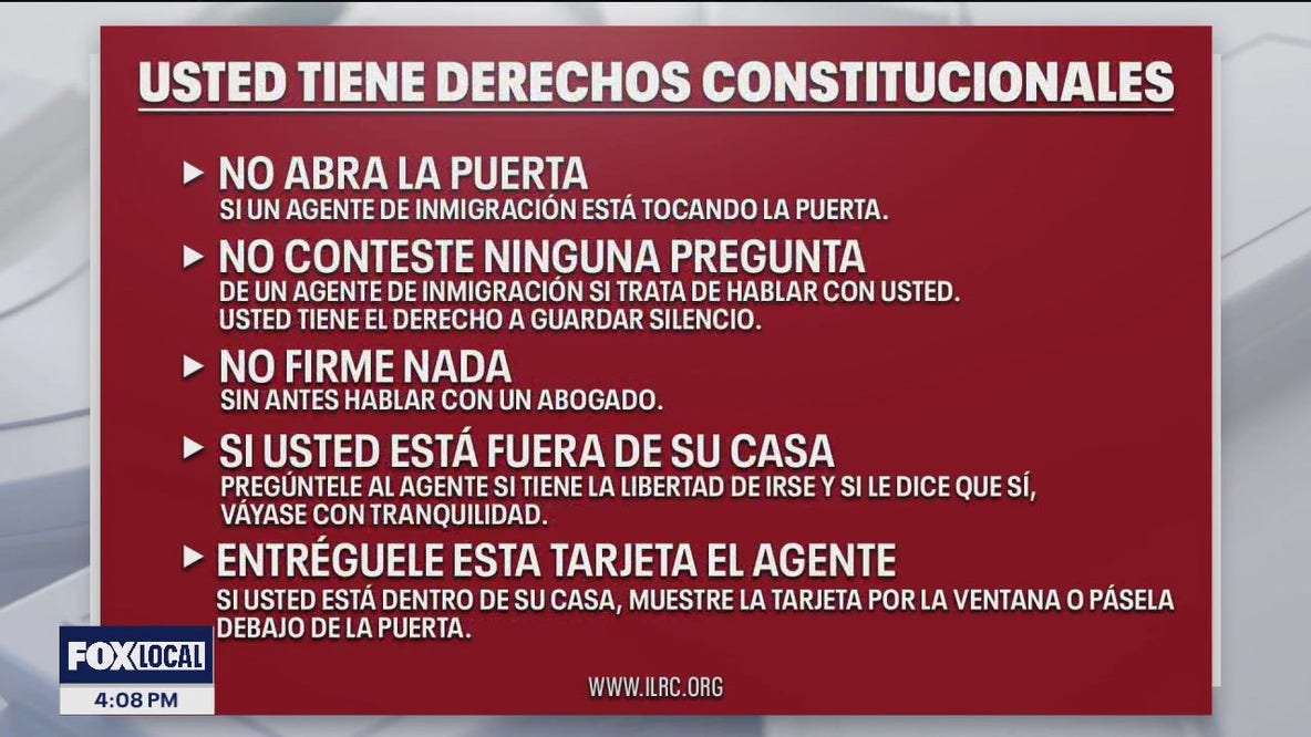 Immigration Enforcement: Know Your Rights
